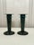 Vintage Mid Century Modern Space Age Marble and Lucite Candlesticks, a Pair For Sale - Image 4 of 9