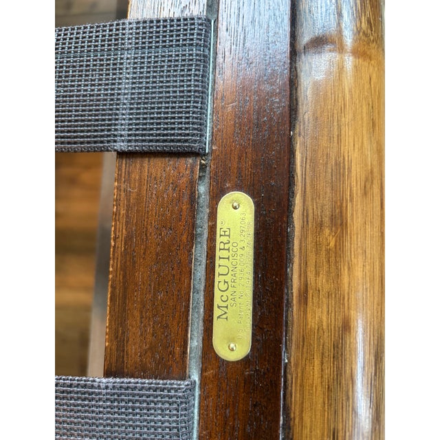 Vintage McGuire Three-Seat Sofa For Sale - Image 14 of 14