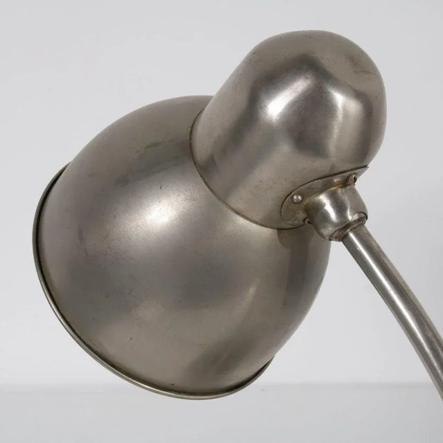 Chrome Metal Desk Lamp from Daalderop, 1930s For Sale - Image 10 of 12