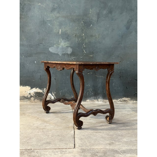 French Vintage French Os De Mouton Style Table For Sale - Image 3 of 9