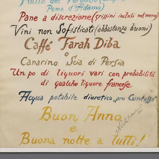 After Nicola Benois, Composition, Mixed Media on Paper For Sale - Image 5 of 9