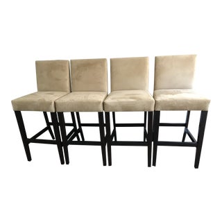 Pottery Barn Bar Height Dining Chairs - Set of 4 For Sale