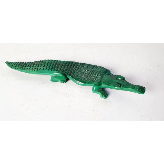 Mid-Century Modern Handmade Malachite Animal Sculptures, Congo, 1980s, Set of 17 For Sale - Image 9 of 11