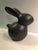 Contemporary Abstract Cast Iron Bunny Rabbit Sculpture For Sale - Image 6 of 9