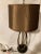 Contemporary Late 20th Century Uttermost Contemporary Abstract Brass Table Lamp For Sale - Image 3 of 7