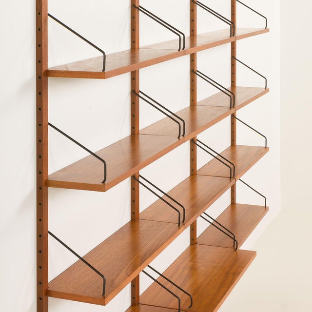 Wood Shelving Unit in Teak by Poul Cadovius for Cado, Denmark, 1960s For Sale - Image 7 of 11