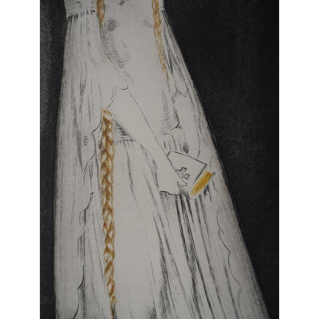Louis Icart, Margueritte and Mephistopheles, 1928, Original Etching For Sale - Image 6 of 13