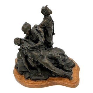 Glenda Goodacre “Vietnam Women’s Memorial” Limited Edition Bronze Sculpture For Sale