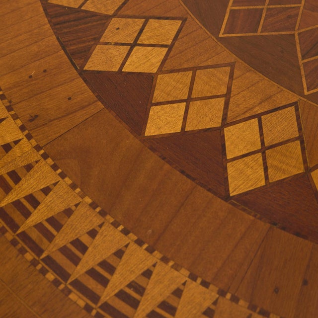 Wood 19th Century Italian Neoclassical Center Table For Sale - Image 7 of 11