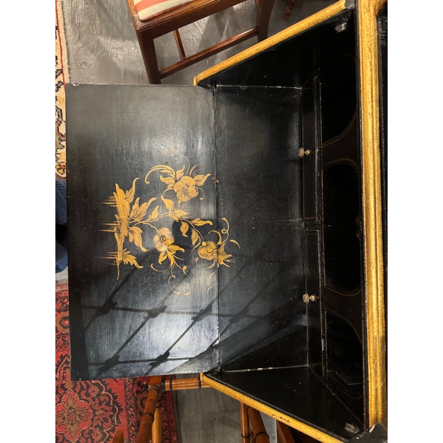 Mid 20th Century Italian Hand Painted Secretary Desk For Sale In Boston - Image 6 of 12