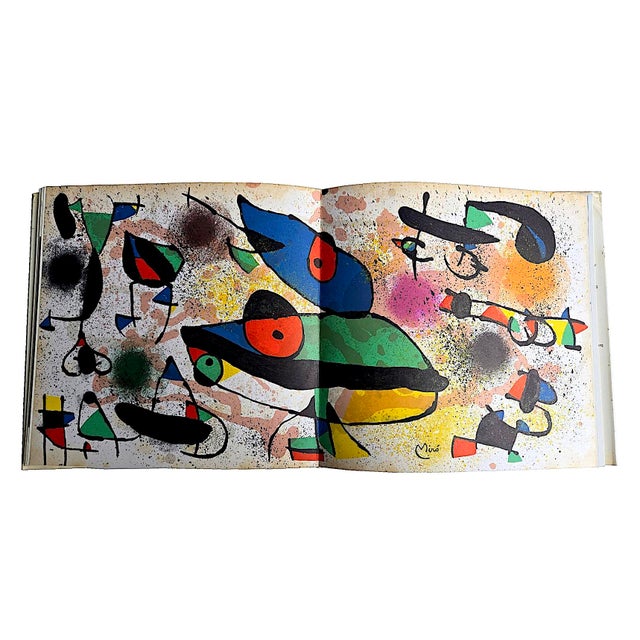 1970s 1974 1st Edition Art Book, "Miro Sculpture (1893-1993)", by Alain Jouffroy and Joan Teixidor, Includes 2 Original Lithographs For Sale - Image 5 of 16