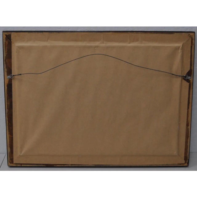 Blue Early 20th Century European Watercolor by Jophson C.1909 For Sale - Image 8 of 9