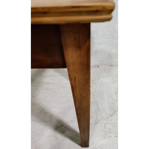 Farmhouse Antique Two-Tone Low Pine Table From England - Circa 1900 For Sale - Image 3 of 11