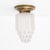 Vintage Brass and Glass Ceiling Lamp, 1940s For Sale - Image 15 of 16