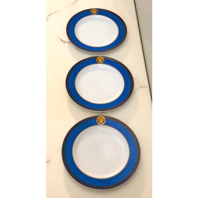 Versace for Rosenthal Porcelain Plates - Set of 3 For Sale - Image 9 of 10