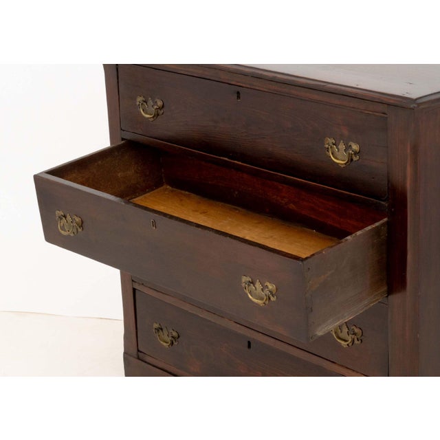 Chippendale Style Mahogany Chest of Drawers For Sale - Image 4 of 6