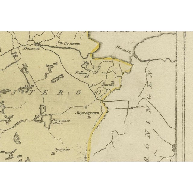 Paper Antique General Map of Friesland by Von Reilly, 1791 For Sale - Image 7 of 10