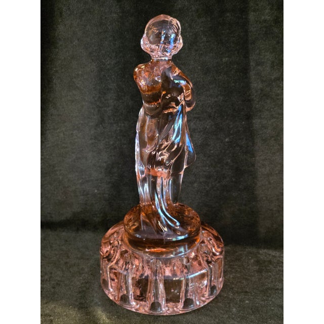 1930s Art Deco "Draped Lady" Flower Frog, For Sale - Image 5 of 11