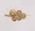 Vintage 1980s Signed Pellini Rope Texture Swirls Jabot Brooch For Sale - Image 4 of 7