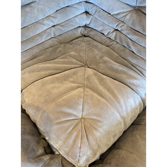 Michel Ducaroy for Ligne Roset Togo Corner Seat, Alcantara Chic For Sale - Image 11 of 12