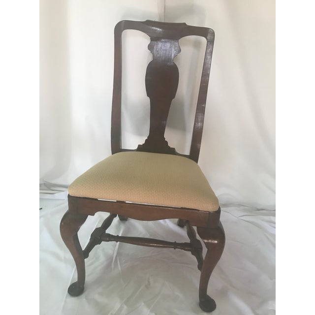 Wood Mid 18th Century Period Queen Anne Chairs- 4 Pieces For Sale - Image 7 of 8