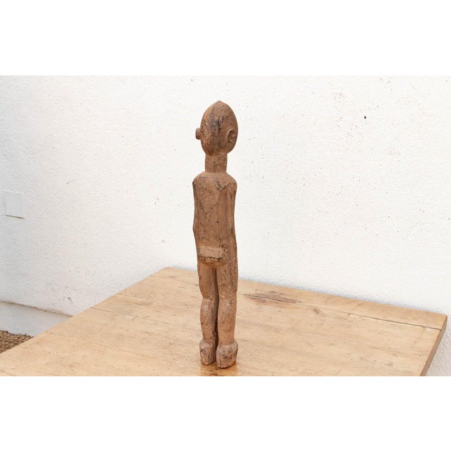 Wood Slim & Tall Antique Dogon African Figure For Sale - Image 7 of 8