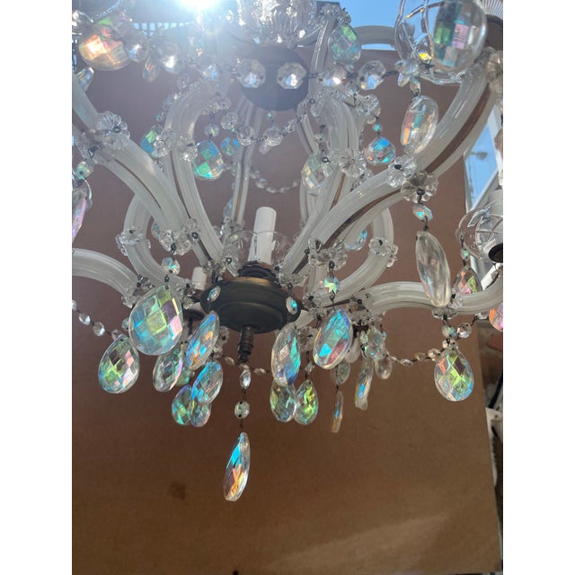1930s 1930s Hollywood Glamour Chandelier For Sale - Image 5 of 5