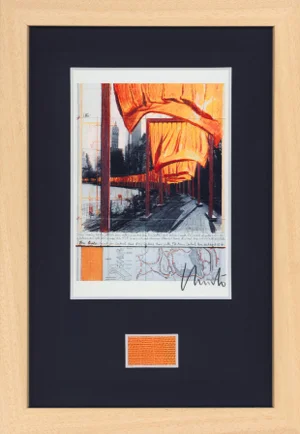 Christo and Jeanne-Claude "The Gates" Central Park, New York, Framed