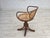 Swivel Armchair in Bentwood and Furniture Mesh, 1950s For Sale - Image 10 of 18