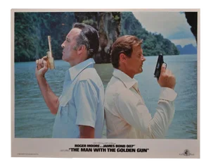 James Bond 007 the Man with the Golden Gun Original Lobby Card, UK, 1974