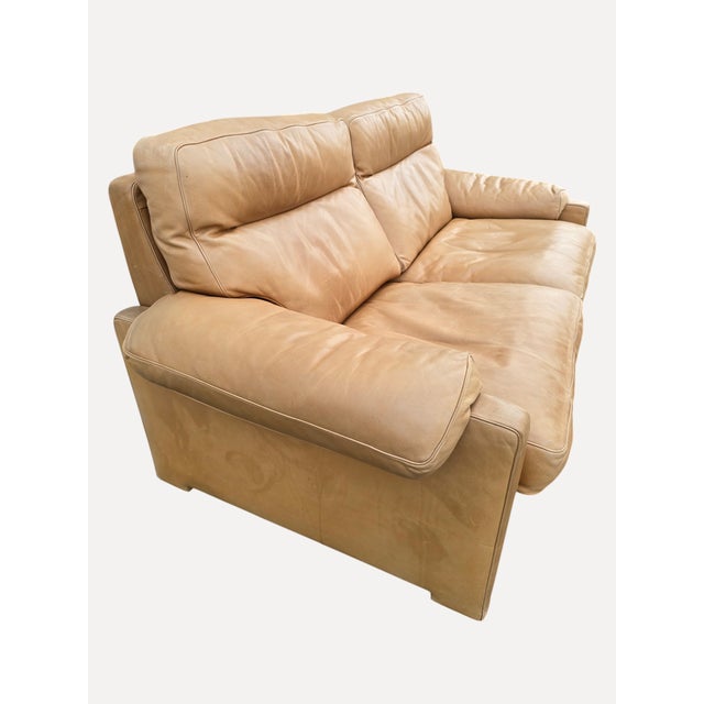 Animal Skin Vintage Two-Seater Sofa in Leather from de Sede, 1980s For Sale - Image 7 of 11