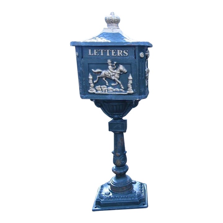 Vintage Cast Iron Mailbox Chairish