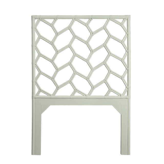 Not Yet Made - Made To Order Silas Standard Bed Twin - Celery Green For Sale - Image 5 of 12