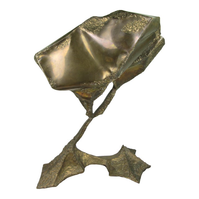 1975 Rogelio Madero De La Pena Bronze Sculpture "Campana en El Norte" For Sale