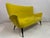 Wood Vintage Italian Sofa with Matching Stool, 1950s, Set of 2 For Sale - Image 7 of 16