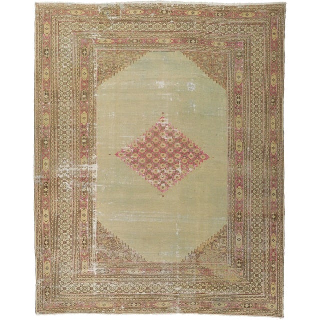 Late 19th Century Antique Persian Khorassan Rug, 09'10 X 12'07 For Sale - Image 13 of 13
