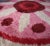 Traditional Canvello Red Pink Handmade Velvet Throw Pillow & Down Insert For Sale - Image 3 of 12