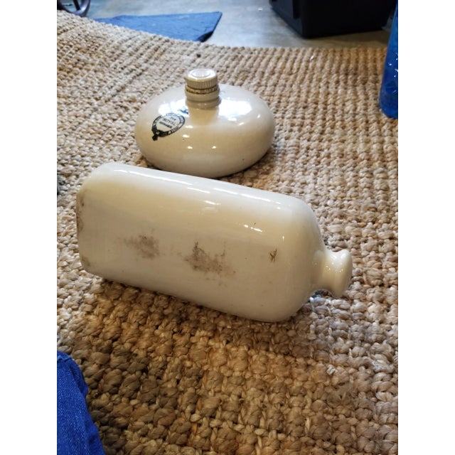 Antique Stoneware Foot Warmers Three For Sale - Image 10 of 12