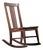 Early 20th Century Arts and Crafts Mahogany Rocking Chair For Sale
