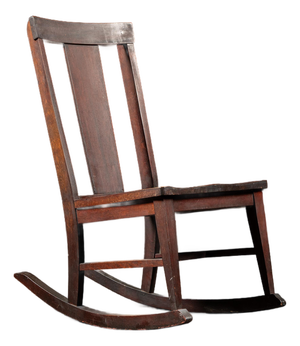 Early 20th Century Arts and Crafts Mahogany Rocking Chair