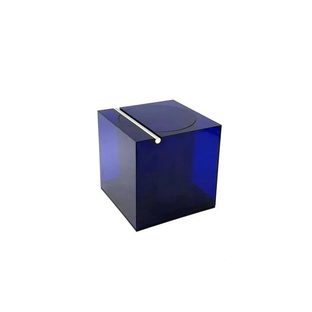 Space Age Blue Plastic Ice Bucket by Cini & Nils for Studio Opi, Italy, 1970s For Sale - Image 11 of 18