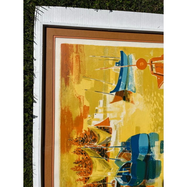 Original Georges Lambert Lithograph Signed and Framed For Sale - Image 4 of 11
