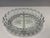 Mid 20th Century Vintage Clear Pressed Glass Divided Relish Dishes With Scalloped Rim | Mid-Century Oval Serving Trays - a Pair For Sale - Image 5 of 6