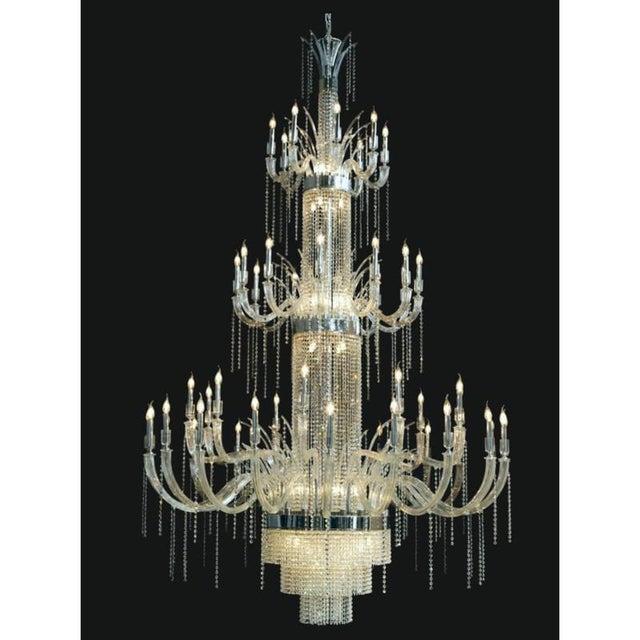 Gold Collection Regina Di Cristallo Chandelier in Premium Crystals by Jago For Sale - Image 8 of 10