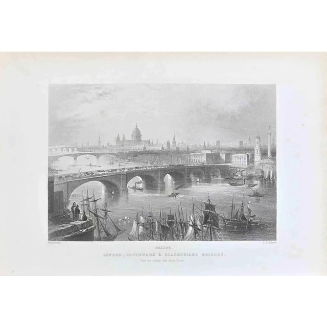 W. H.Bartlett, London, Etching, 1845 For Sale