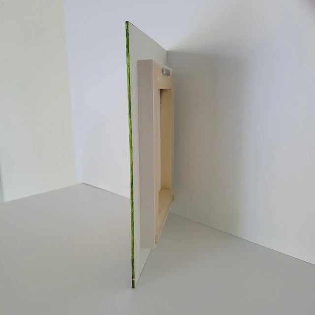 2020s Still Life of Salmon and Wine Dinner Oil on Panel For Sale - Image 5 of 7