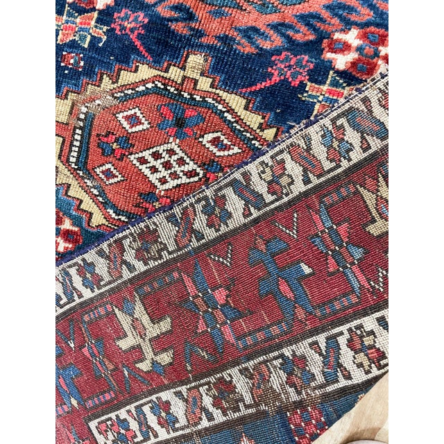Late 19th Century Antique Shirvan Caucasian Long Rug, as Is For Sale - Image 5 of 10