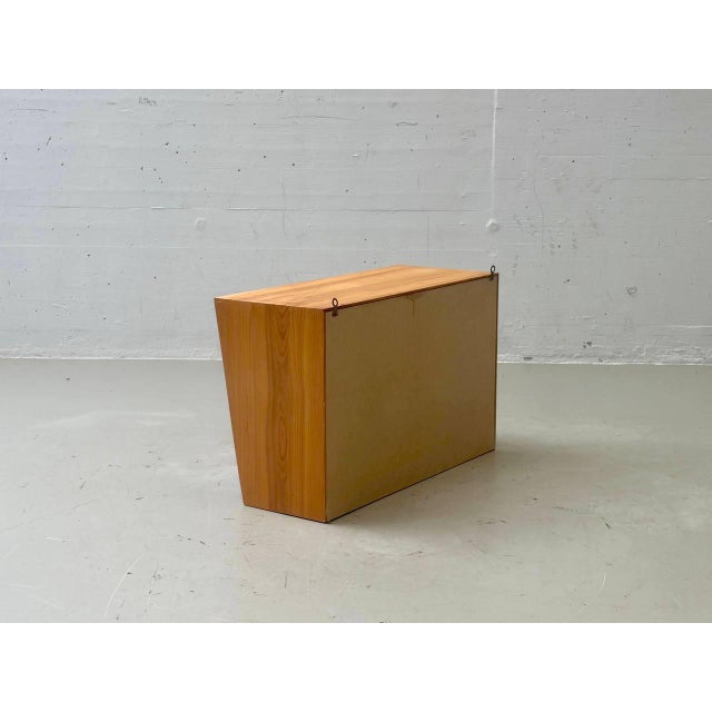 Mid-Century Modern Wall Cabinet with Red Sliding Doors, 1960s For Sale - Image 13 of 15
