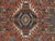 Vintage Persian Karaja Rug, Handmade Wool Oriental Rug, Rust, Ivory, Light Blue For Sale - Image 12 of 18