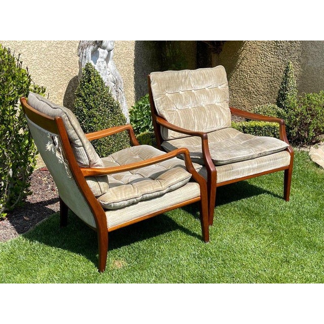 Scandinavian Armchairs, 1960s, Set of 2 For Sale - Image 4 of 13